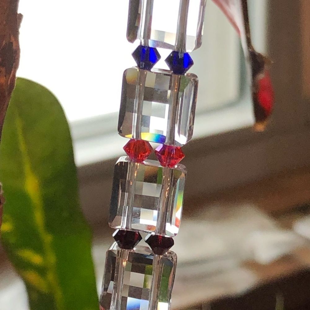 Spectacular 1 of a Kind Swarovski Crystal Necklace - Picture 3 of 8